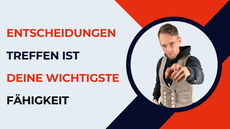Henry zeigt voller entschlossenheit, dass Entscheidungen die wichtigste Fähigkeit ist