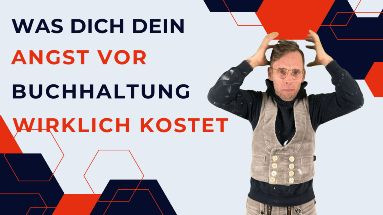 Henry mit ernster Miene, passend zum Thema Angst vor Buchhaltung